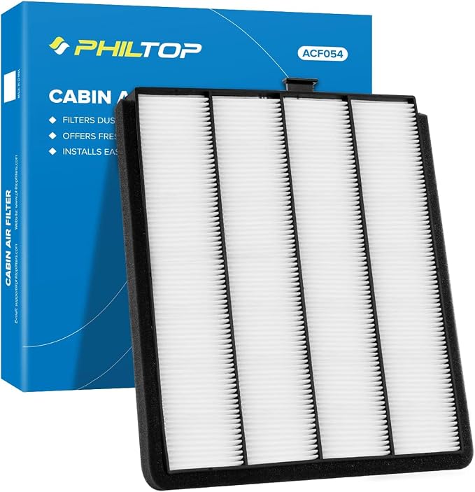 PHILTOP HEPA Cabin Air Filter w/Activated Carbon, Compatible by PHILTOP
