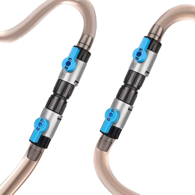 LANDEN Double Tab Connector for Aquarium, Canister Filter Hose Connector - Image 2