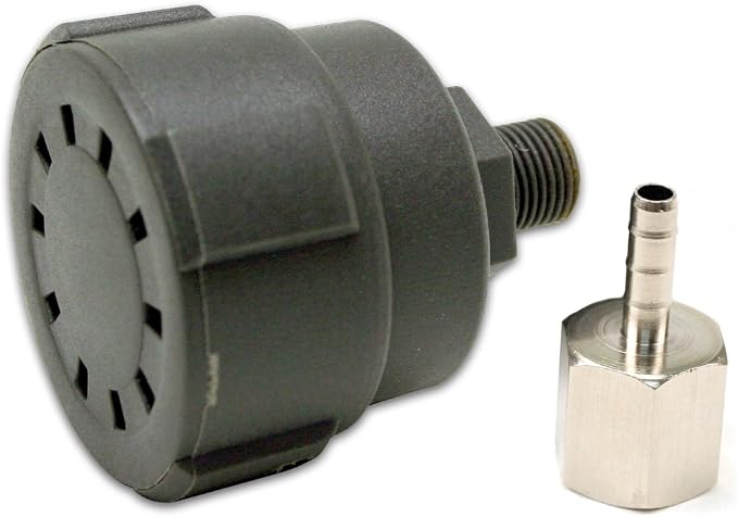 Viair 92619 1/8" Male NPT Remote Intake Air Filter Assembly by VIAIRCORPORATION