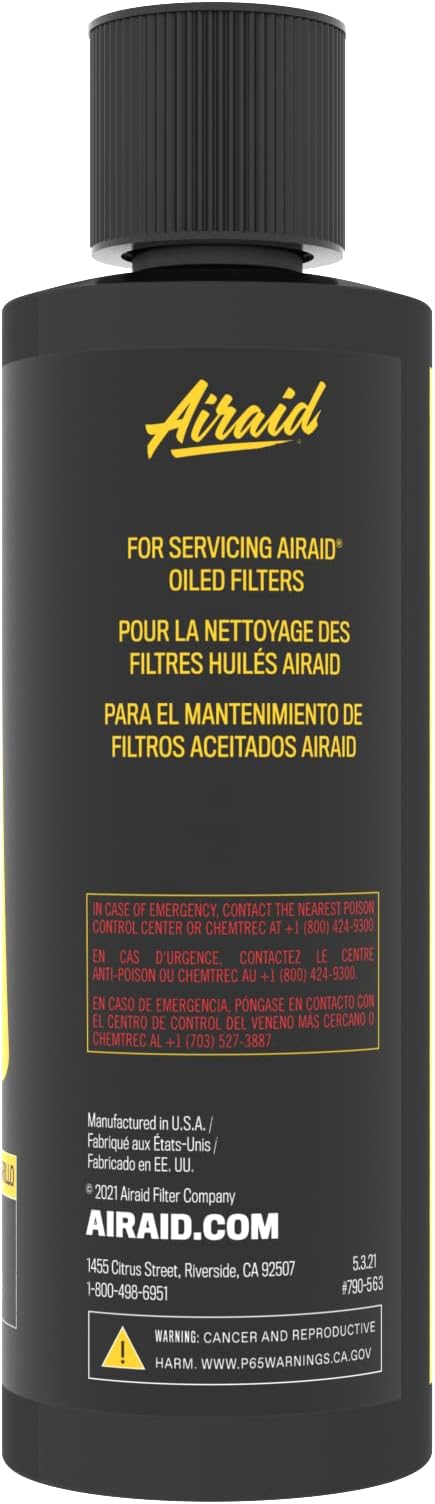 AIRAID Air Filter Cleaning Kit, 12 oz pump bottle cleaner and 8 oz squeeze - Image 5
