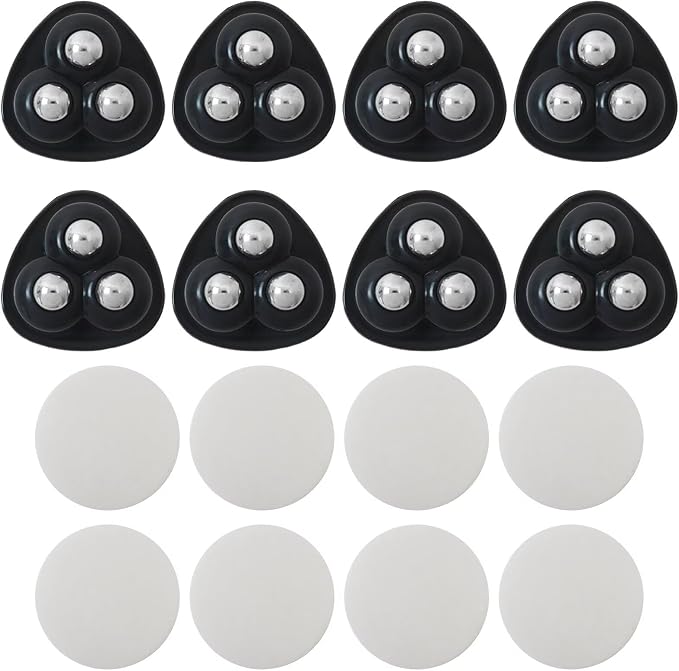 New Heavy-Duty Appliance Casters 8-Pack – 360° Rotating Furniture Sliders by Unknown