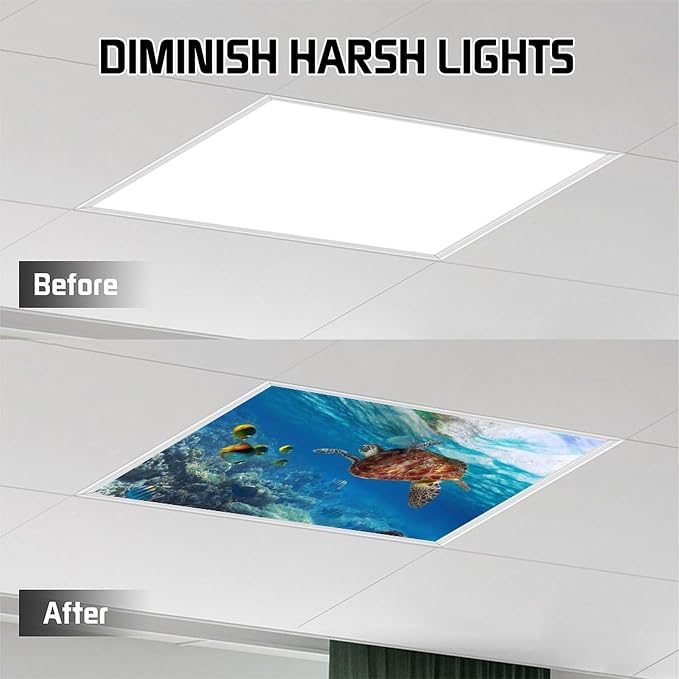 2PCS Sea Turtle Magnetic Fluorescent Light Covers - Image 4