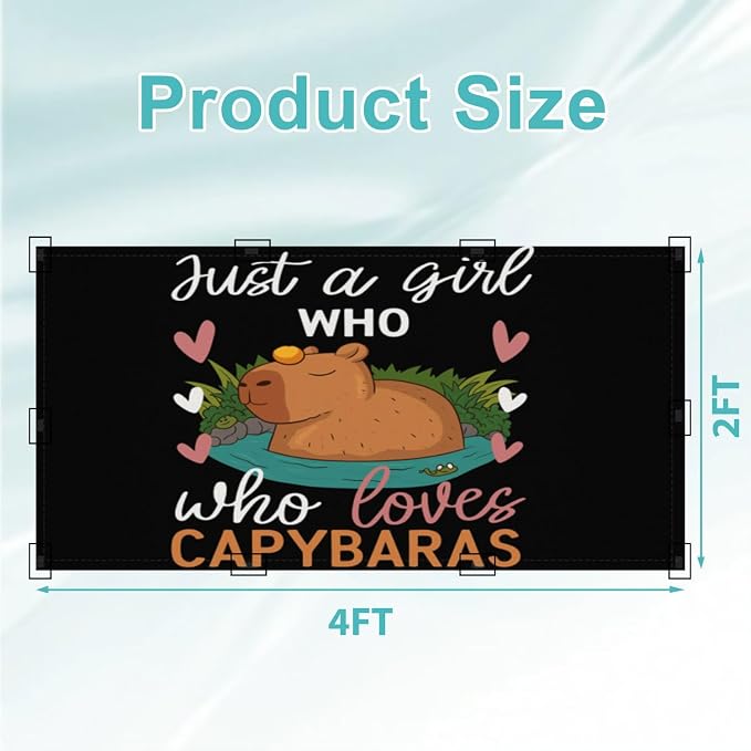 6 Pcs Fluorescent Light Covers for Ceiling Lights Cute Capybara Gifts Hearts - Image 2