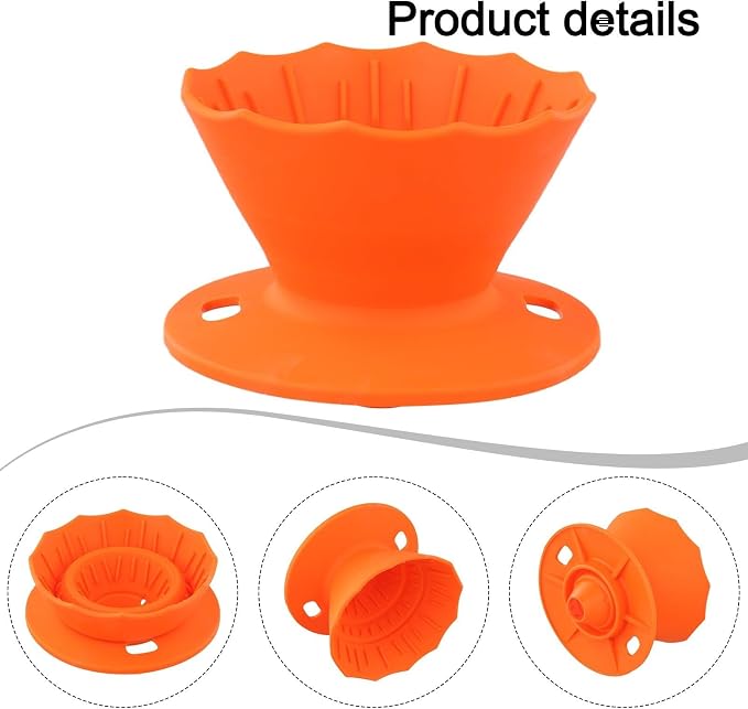 Portable Coffee Dripper, Silicone Collapsible Design - Image 5