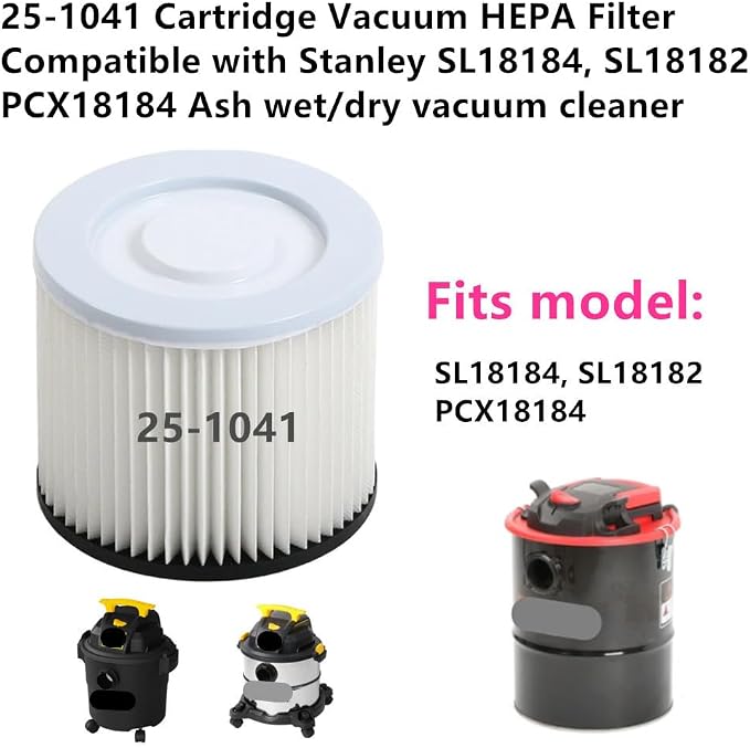 1 PACK YIEEC 25-1041 Cartridge Vacuum HEPA Filter Compatible - Image 3
