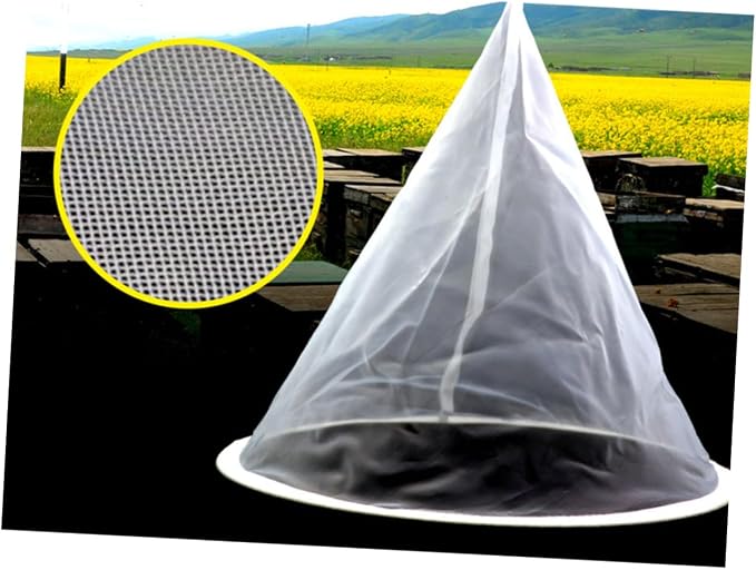 Practical Mesh Honey Strainer Gauze Filter Net Honey Sieve Strainer Reusable - Image 4