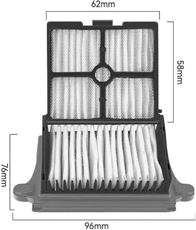 Wet and Dry Vacuum Cleaner Roller Brushes & Filters, Compatible - Image 3