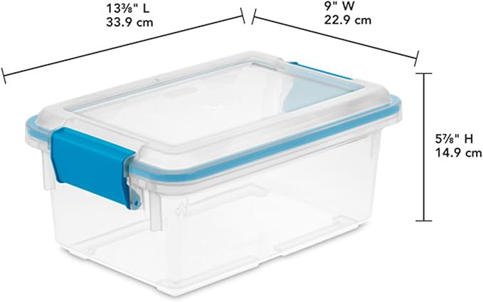 Sterilite 24-Pack Gasket Box, Weather-Resistant Storage Bins - Image 3