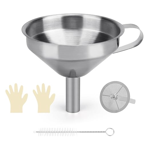 ELEGOO Stainless Steel Funnel, 3D Resin Metal Funnel by ELEGOO