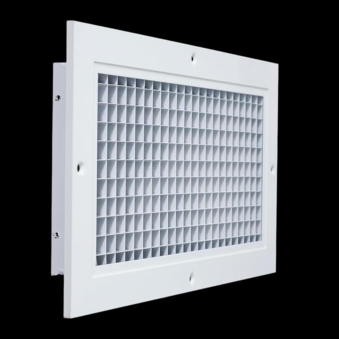 10'' x 6'' Aluminum Eggcrate Return Grille, Modern/Minimalist Style, Fits 10'' - Image 3