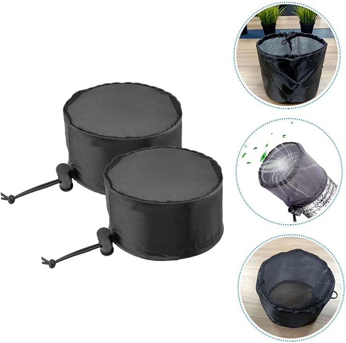 Yardwe 2pcs Grow Tent Vent Covers Durable Oxford Cloth Filter Shields - Image 4