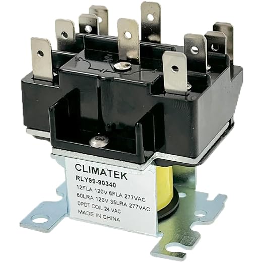 90340 - ClimaTek 24 Volt Coil General Relay Replaces White Rodgers, Jard #s by ClimaTek