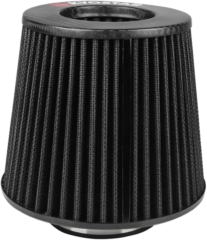 KYOSTAR Carbon Fiber 3" High-Flow Air Filter, Reusable Cone Cold Air Intake - Image 6