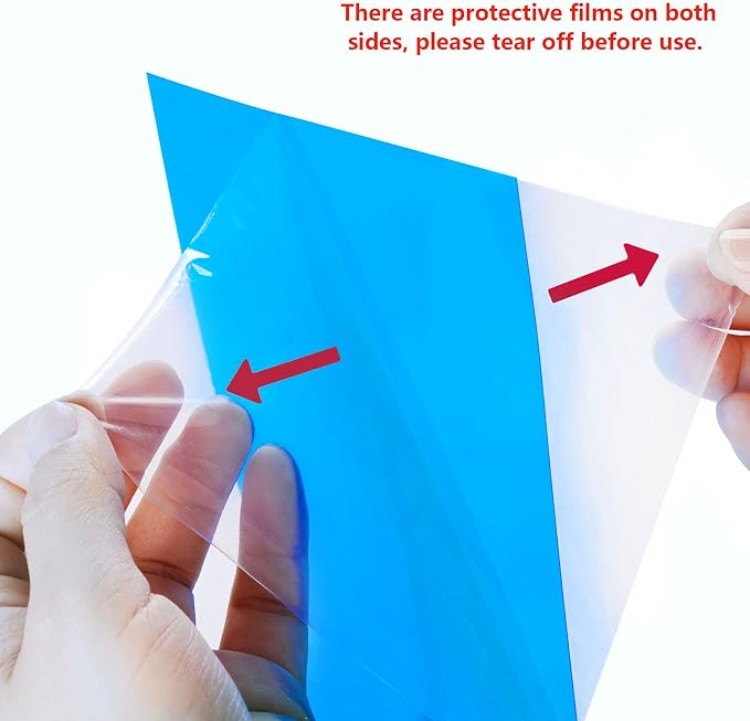 Lystaii 9pcs Gel Light Filter Color Correction Colored Overlays Transparent - Image 3