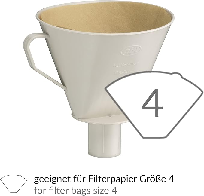 alfi Aroma Plus, Oatmeal Beige, Plastic Coffee Filter - Image 3