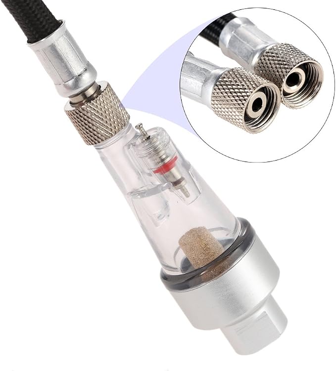 ABESTAIR Airbrush Filter in-line Water Moisture Trap Mini Air Filter Water Oil - Image 3