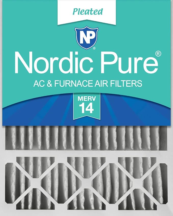 Nordic Pure 20x25x5 Honeywell/Lennox Replacement MERV 14 Air Filter 1 Pack by NordicPure