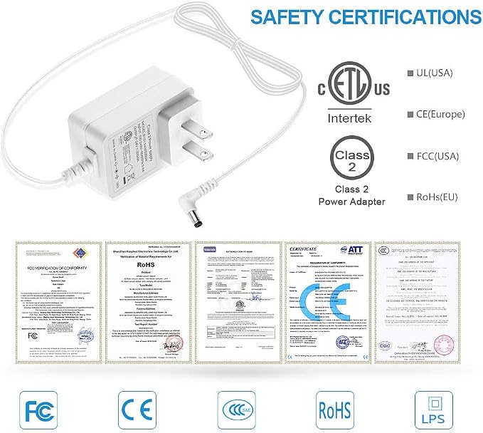 SHNITPWR 24V 0.5A 500mA Power Supply Adapter - Image 5