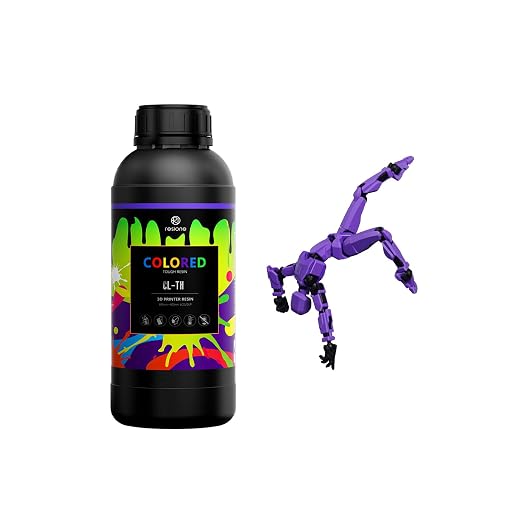 RESIONE CL-TH Tough ABS-Like Color 3D Printer Resin, Highly Saturated & Opaque by resione