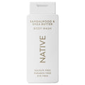 Native Body Wash Contains Naturally Derived Ingredients | For Women & Men, Sulfate, Paraben, & Dye Free Leaving Skin Soft and Hydrating | Sandalwood & Shea Butter 18 oz