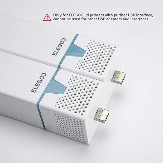 ELEGOO 2PCS USB Purifier with Built-in Activated Carbon, Compatible with - Image 3