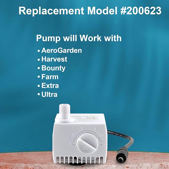 200623 Aero-Garden Pump with 10 Filters, Ultra Quiet Hydroponics Growing System - Image 5