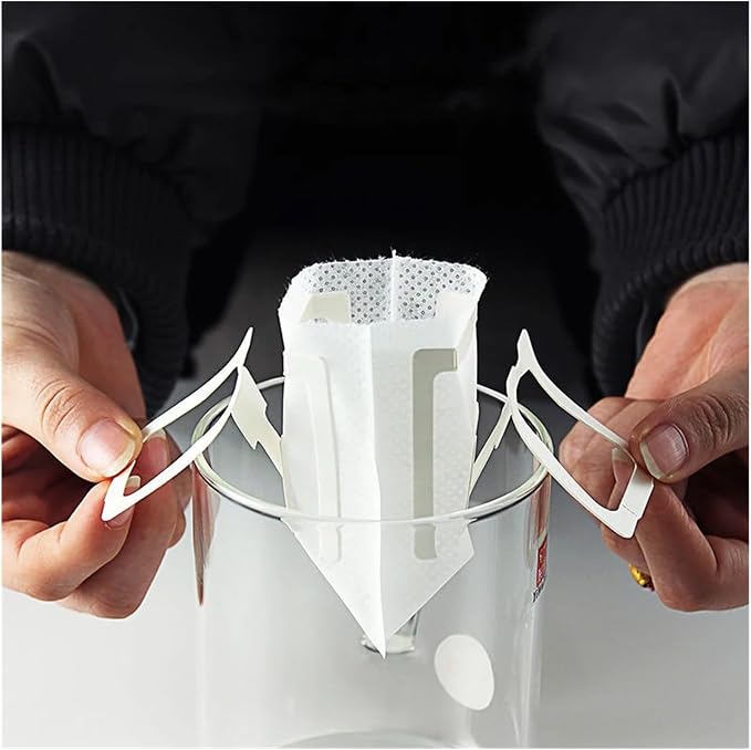 50/100 Pcs Coffee Filter Bags Disposable Drip Coffee Paper Pack Portable - Image 2