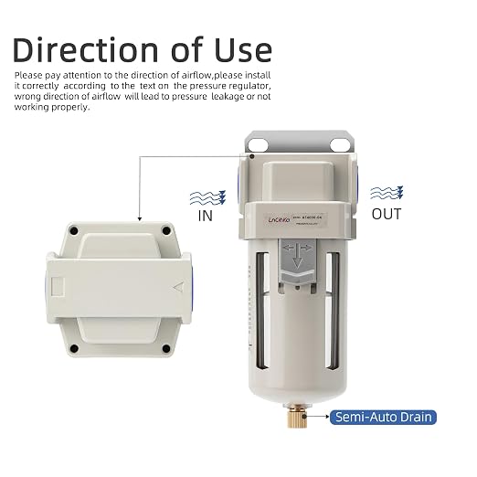 Industrial Air Dryer Filter 1/2”NPT, Air Compressor Water Separator, Air - Image 5