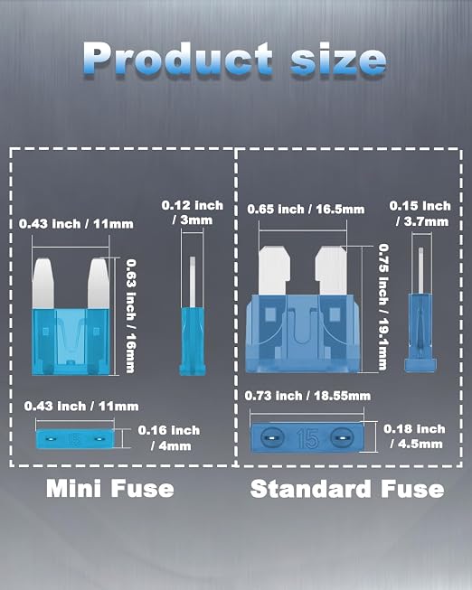 360pcs Car Blade Fuses Assortment Kit - Image 2