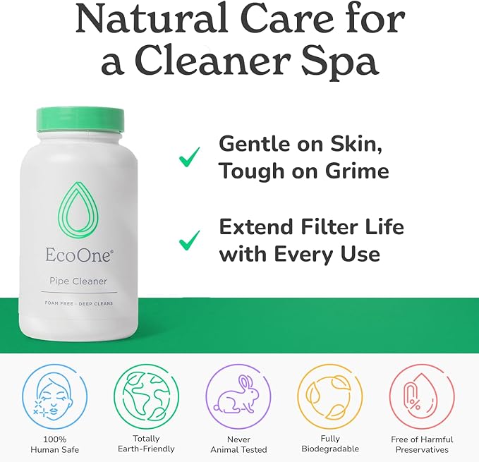 ecoone Filter Cleaner All-Natural Spa & Hot Tub Filter Cleaner | Foam-Free - Image 4