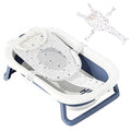 Baby Bath Seat Support Net Soft Headrest Baby Bath Cushion Pad, Breathable Newborn Infant Bathtub Shower Mesh Mat, Adjustable Shower Pad Portable Anti-Slip Bath Sling 0-18 Months, Stars (No Bathtub)