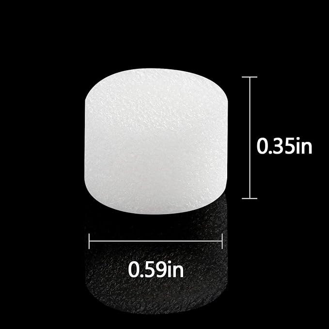 Boao 48 Pieces Nebulizer Filters Replacement Air Filter Sponge - Image 2