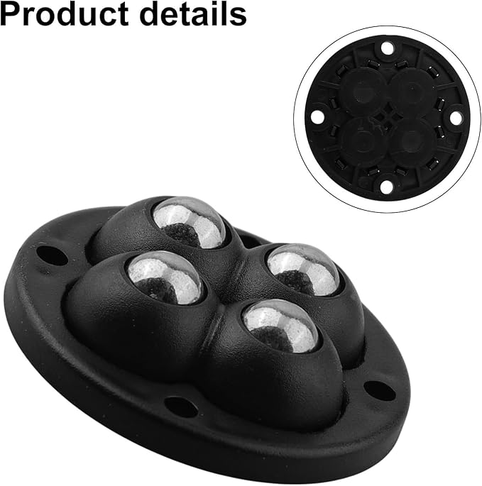 16 Pcs Caster Wheels with Tape, 360° Swivel Ball Transfer Rollers - Image 4