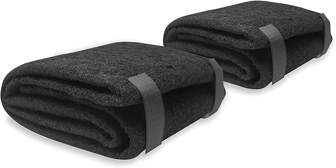 CFS – Pack of 2, Premium Universal Cut-to-Fit Carbon Pre Filters Pad Compatible by CompleteFiltrationServices
