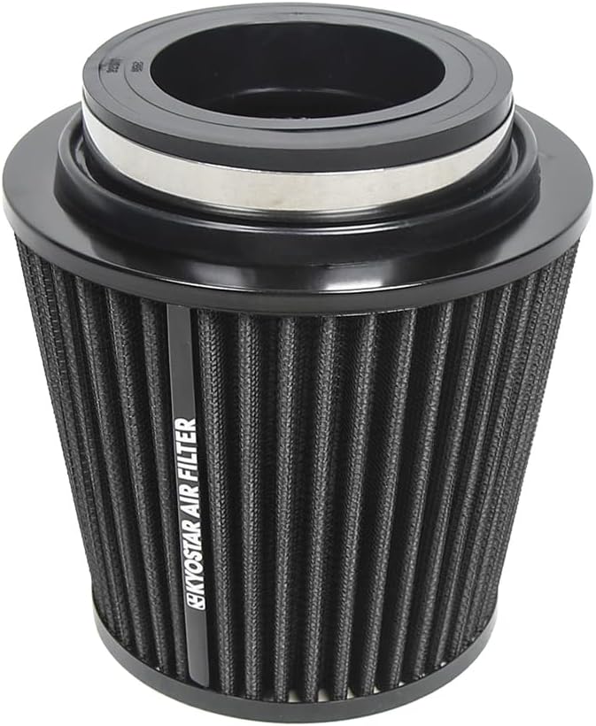 KYOSTAR Universal 3/3.5/4" High-Flow Air Filter, Reusable Cone Cold Air Intake - Image 7