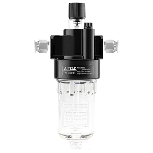 Compressed Air Line Lubricator Airtac AL2000-C 1/4'' NPT 0-145 Psi Oil - Image 2
