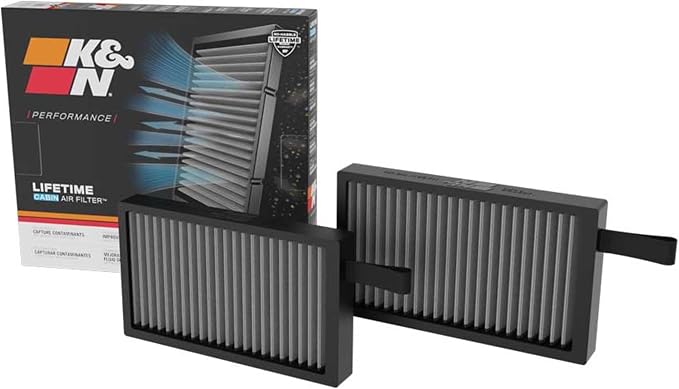 K&N LIFETIME Cabin Air Filter: Premium, Clean Air by KNEngineeringInc