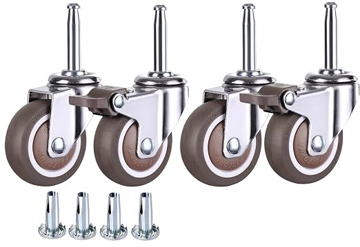 2 Inch Rubber Caster Wheel Set of 4 by nerilee