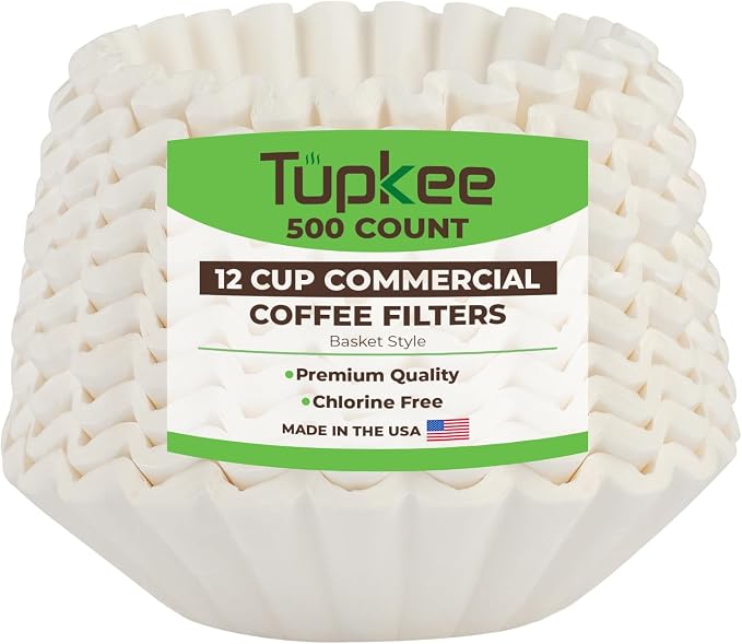 Tupkee 12-Cup Large Coffee Filters by Tupkee
