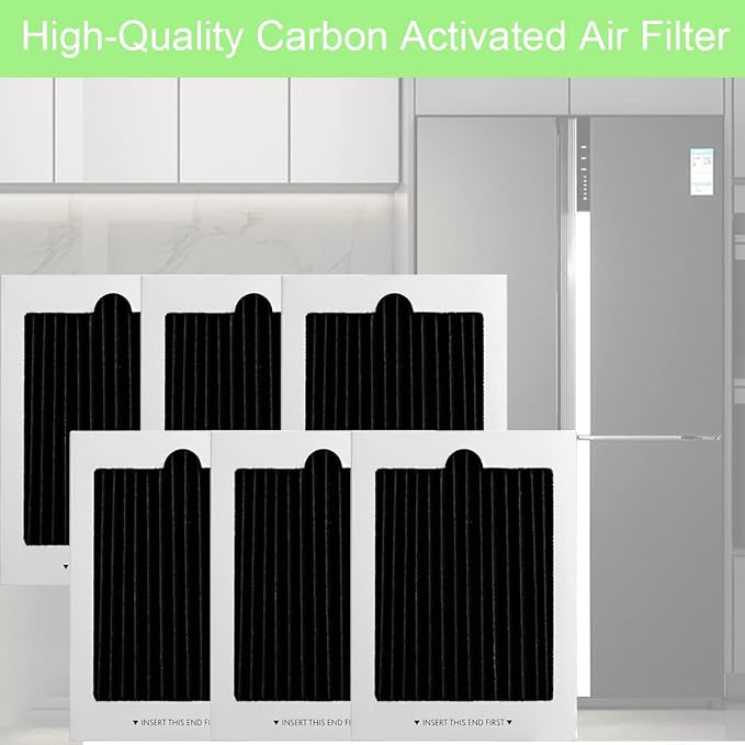 4 Pack Refrigerator Air Filter Replacement Carbon Activated Air Filter - Image 6