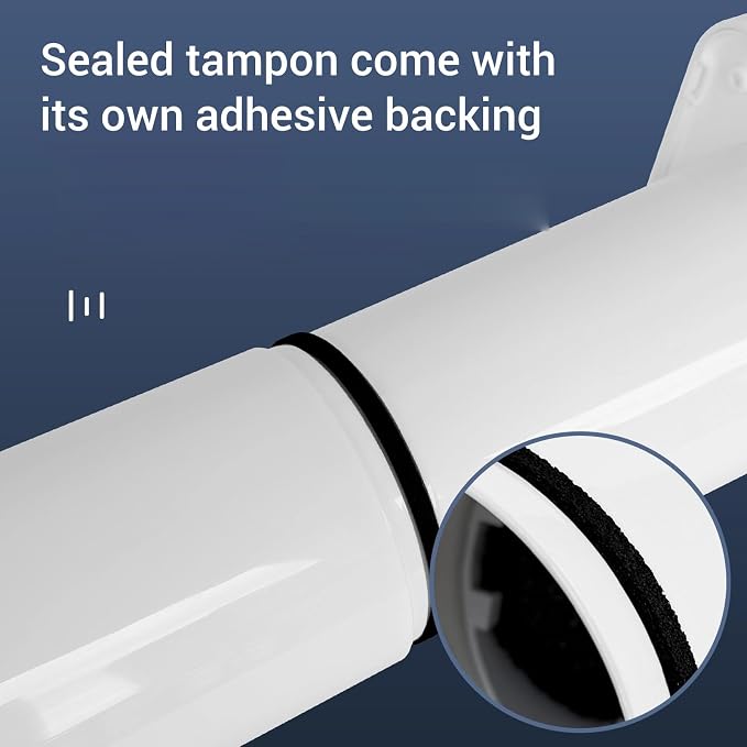 Passive Air Vent, Telescopic ABS Louvered Vent Cover - Image 2