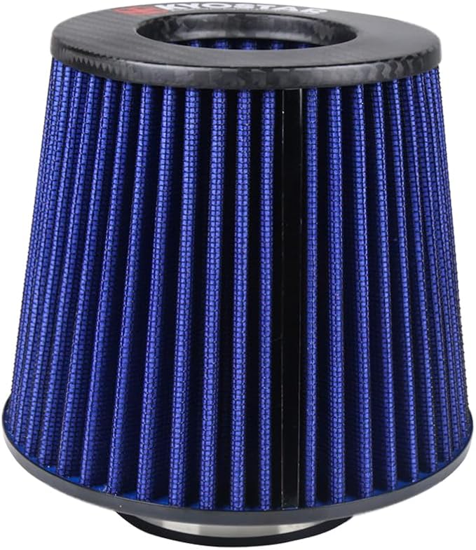 KYOSTAR Carbon Fiber 3" High-Flow Air Filter, Reusable Cone Cold Air Intake - Image 6