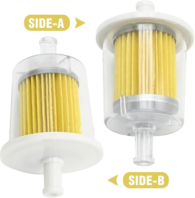 5 Pack 3/8" Universal Fuel Filters, Inline Gas Fuel Line - Image 3