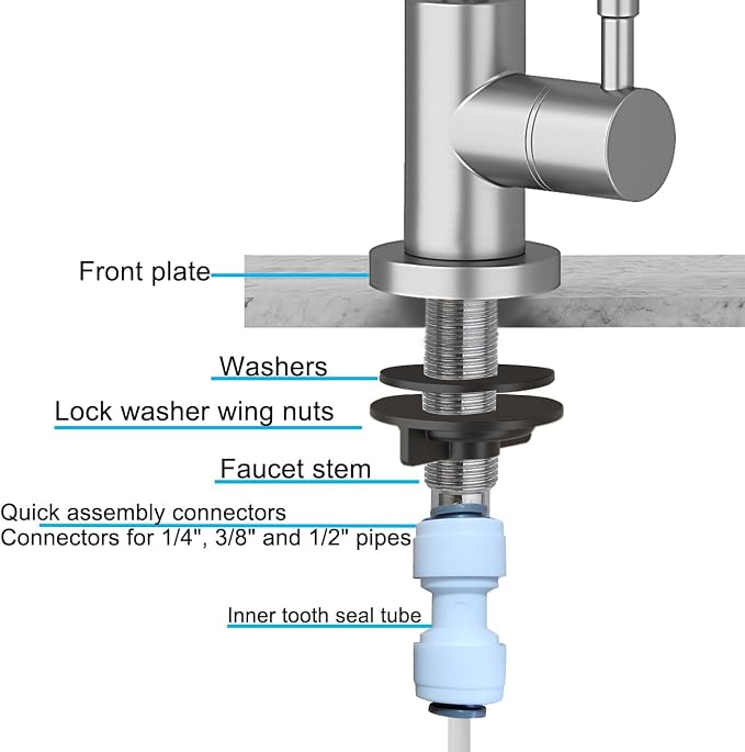 Kitchen Sink Faucet with Pull - Image 5