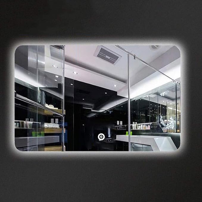600 x 800mm LED Wall Mounted Bathroom Mirror by Unknown