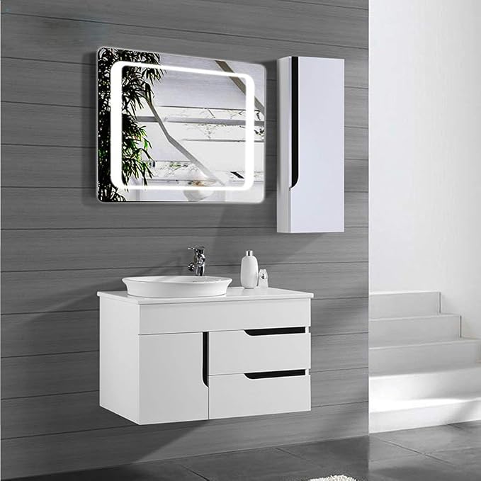 LED Bathroom Mirror with Lights Sensor Switch Illuminated Bathroom Mirror with - Image 6