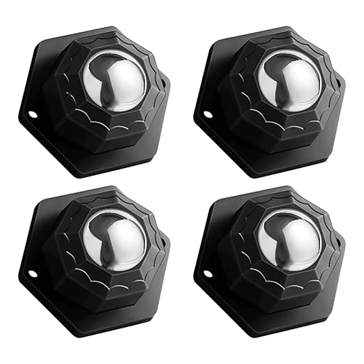 4 Pack Heavy-Duty Self-Adhesive Swivel Caster Wheels by WEITELAI