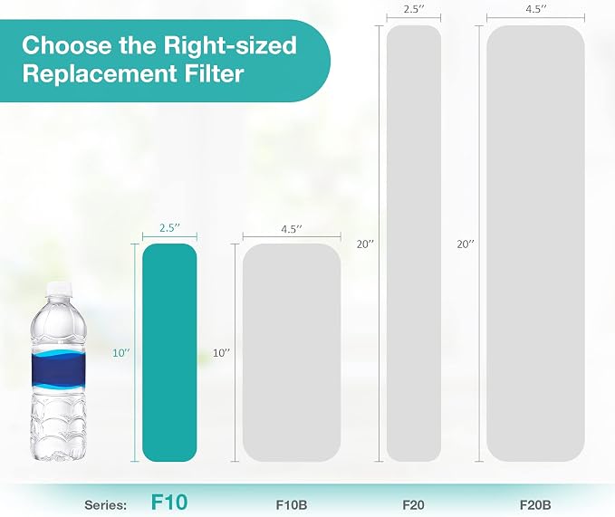 SimPure 5 Micron 10" x 2.5" Whole House Sediment Water Filter Cartridge - Image 6