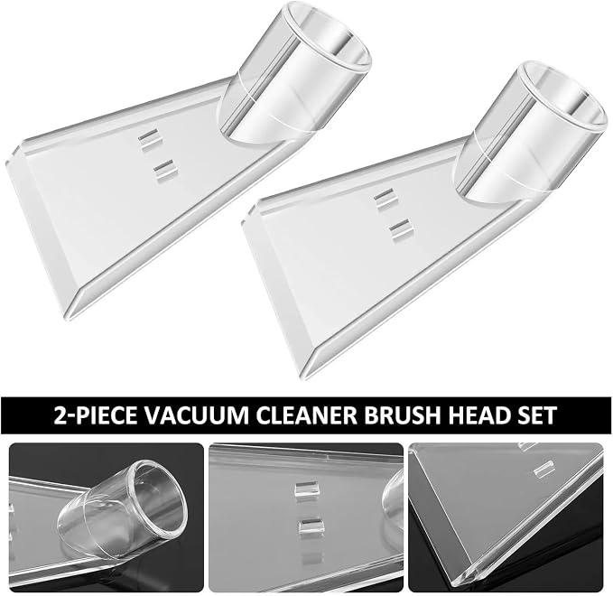2Pcs Carpet Vac Extractor Attachment Tool Portable Vacuum Cleaner Brush Head - Image 2