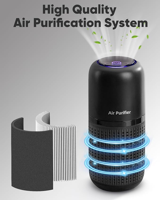 KEN BROWN Rechargeable Portable Air Purifier - Image 3